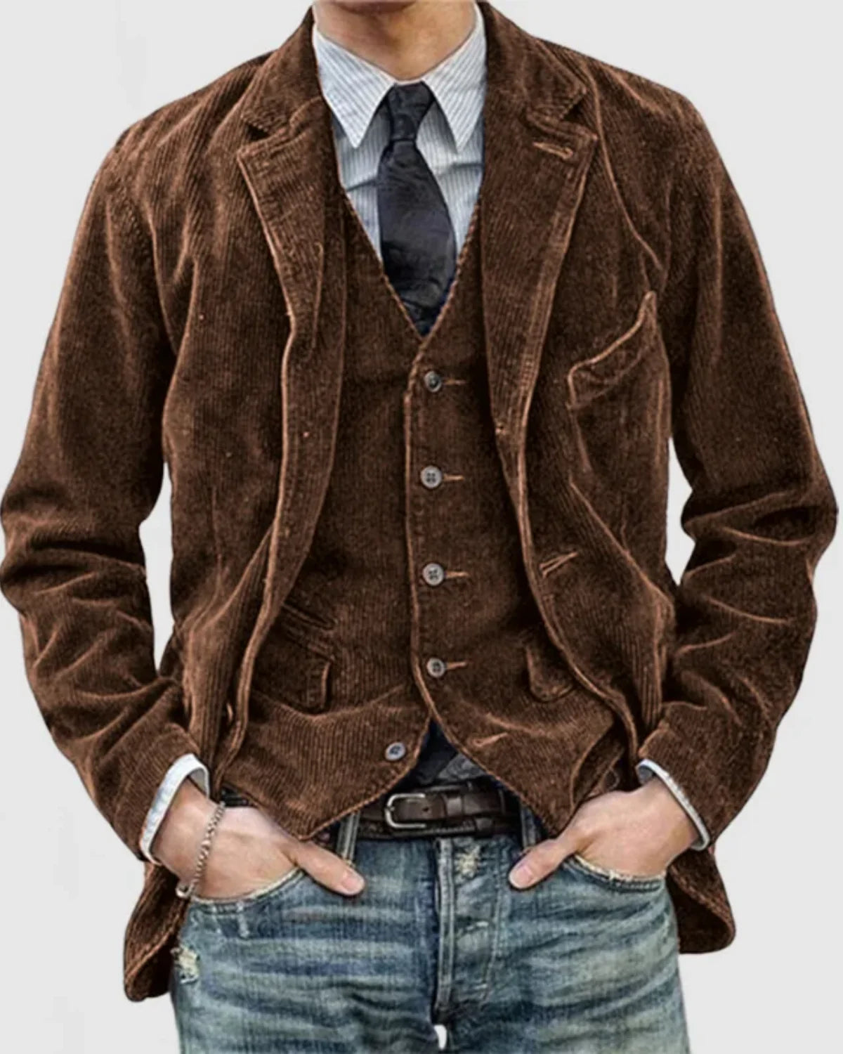 ALONSO| CONJUNTO CHAQUETA Y CHALECO