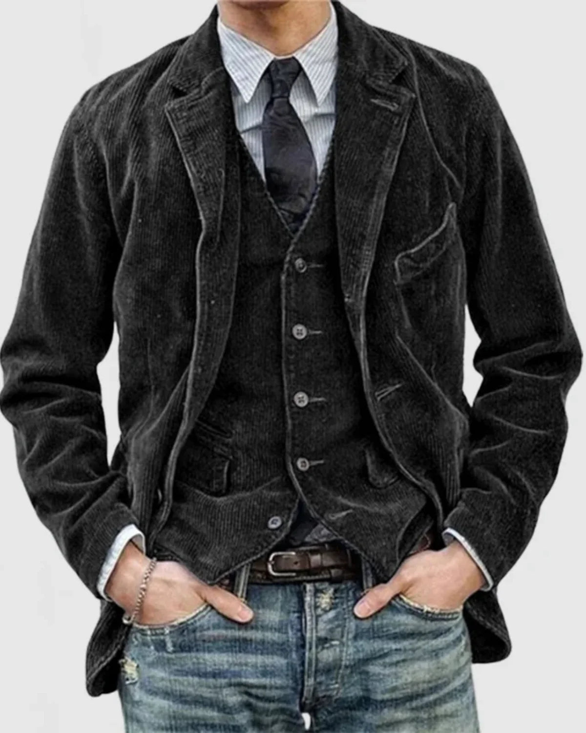 ALONSO| CONJUNTO CHAQUETA Y CHALECO