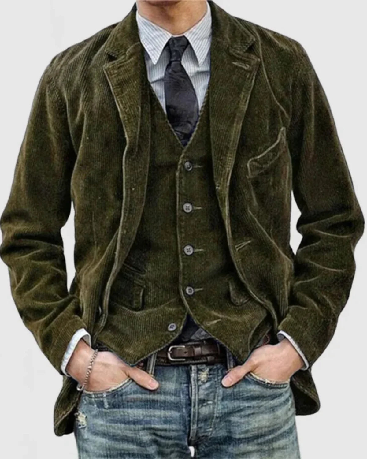 ALONSO| CONJUNTO CHAQUETA Y CHALECO
